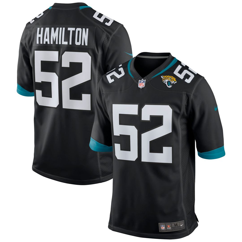 DaVon Hamilton Jacksonville Jaguars Game Jersey - Black