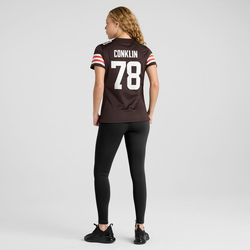 Jack Conklin Cleveland Browns Women's Player Game Jersey - Brown