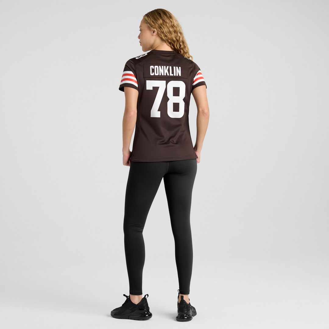 Jack Conklin Cleveland Browns Women's Player Game Jersey - Brown