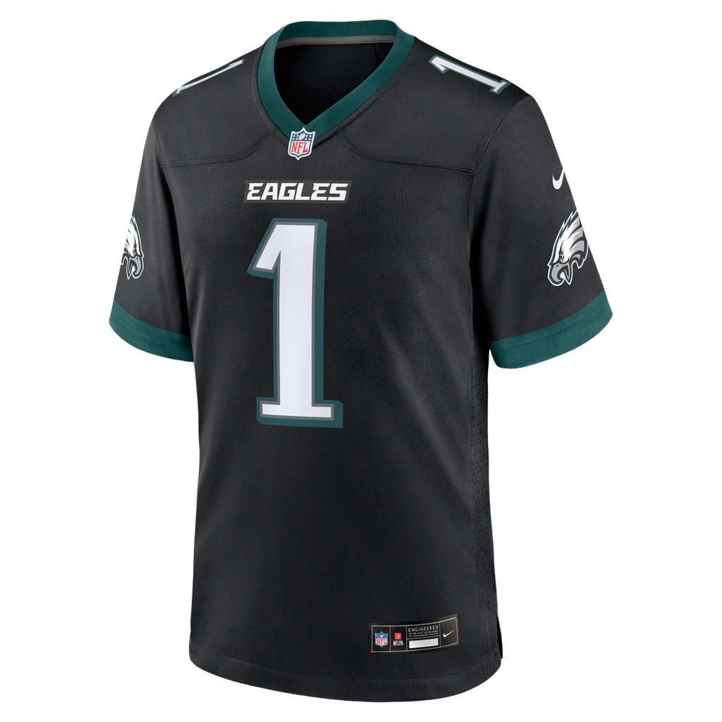 Jalen Hurts Philadelphia Eagles Team Game Jersey - Midnight Green