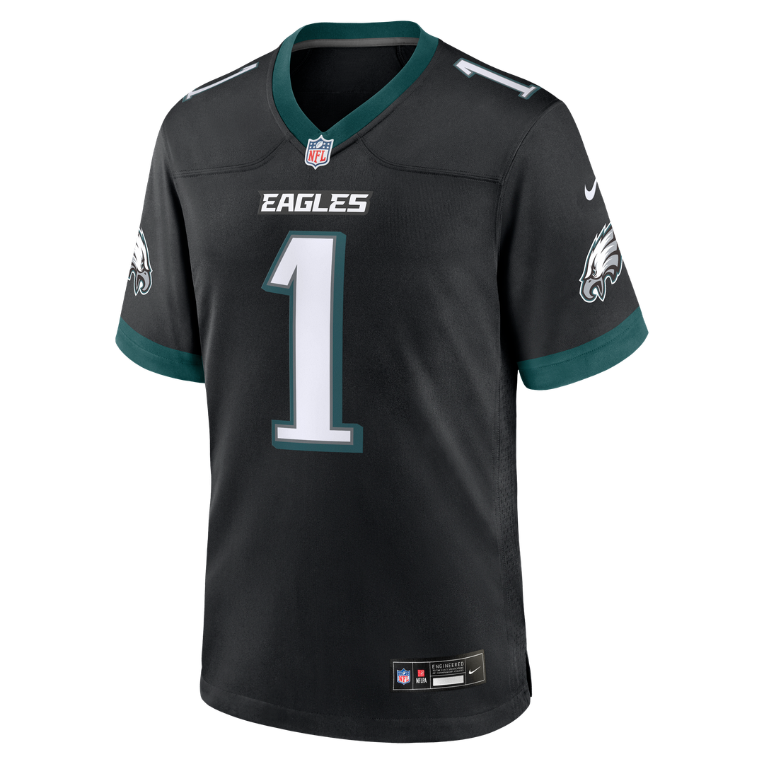 Jalen Hurts Philadelphia Eagles Team Game Jersey - Midnight Green