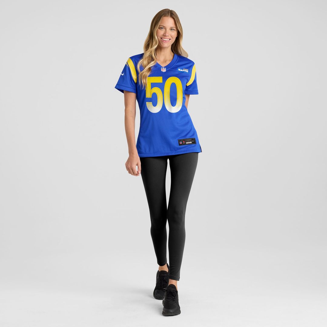 Beaux Limmer Los Angeles Rams Women's Game Jersey - Royal