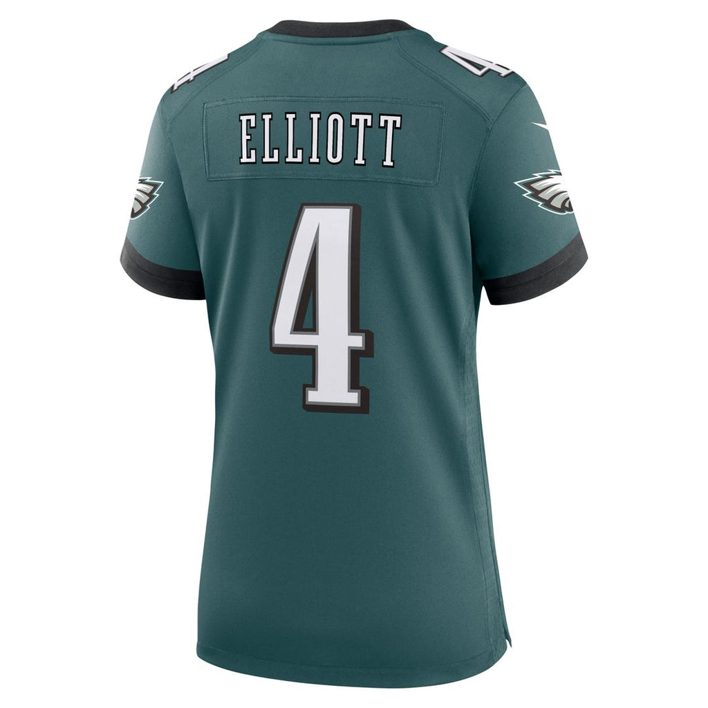 Jake Elliott Philadelphia Eagles Women's Team Game Jersey - Midnight Green