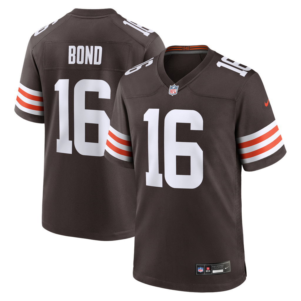 Isaiah Bond Cleveland Browns Team Game Jersey - Brown