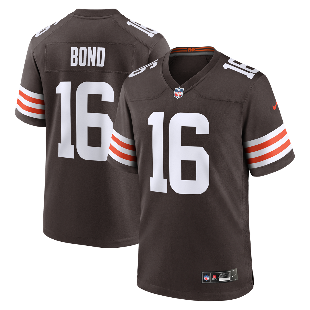 Isaiah Bond Cleveland Browns Team Game Jersey - Brown