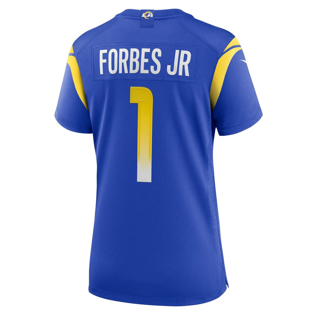 Emmanuel Forbes Jr. Los Angeles Rams Women's Team Game Jersey - Royal