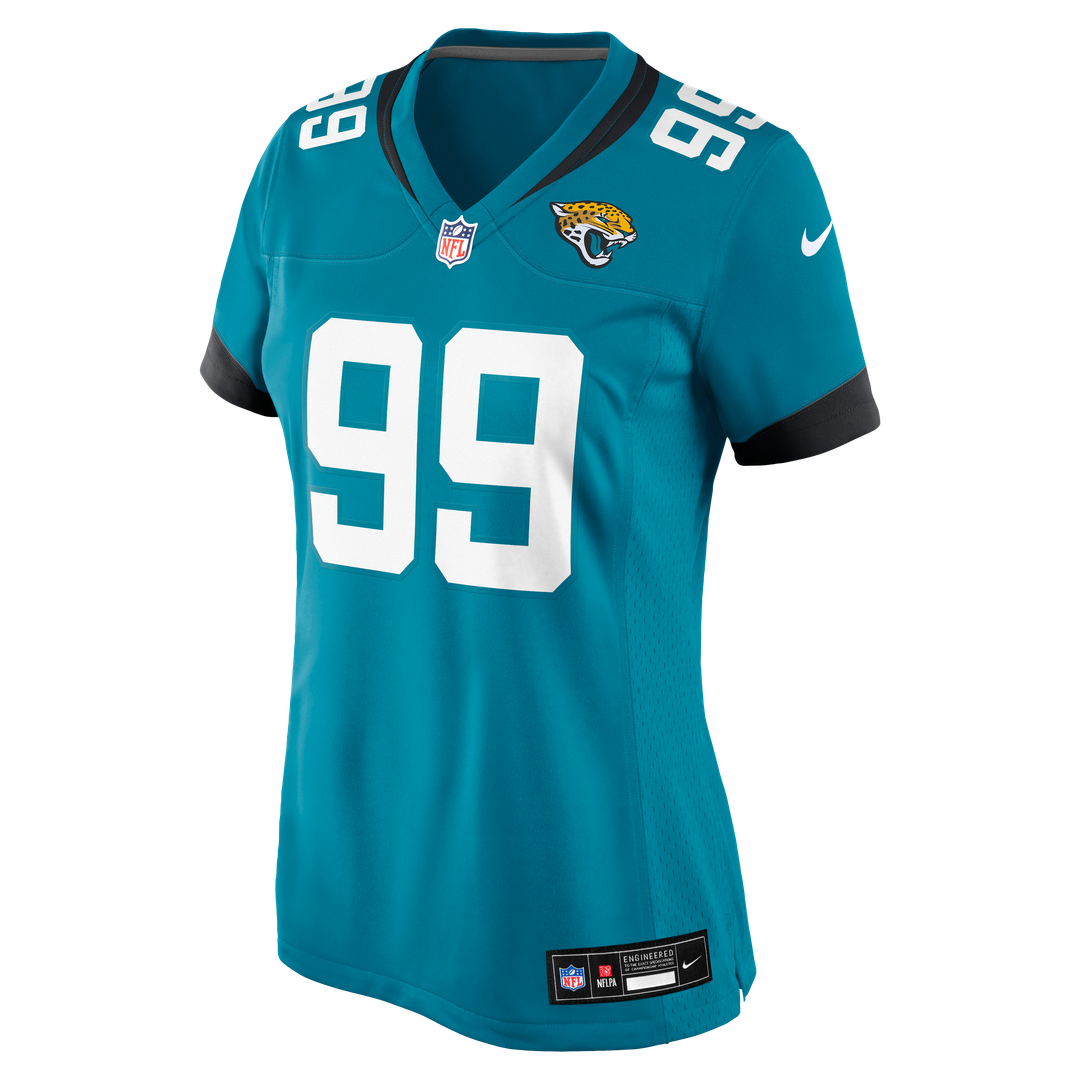 Ruke Orhorhoro Jacksonville Jaguars Women's Team Game Jersey - Teal