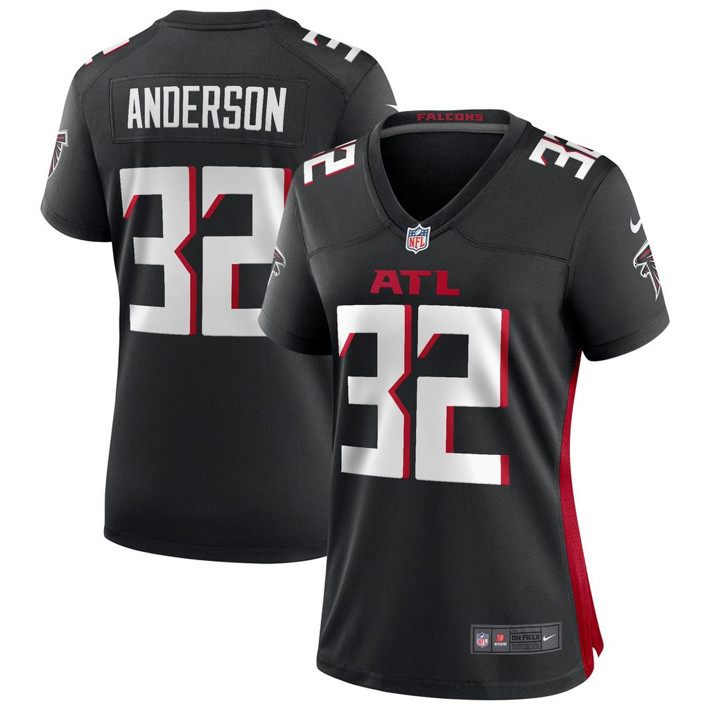 Jamal Anderson Atlanta Falcons Women's Retired Game Jersey - Red