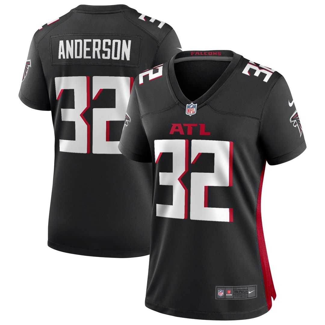 Jamal Anderson Atlanta Falcons Women's Retired Game Jersey - Red