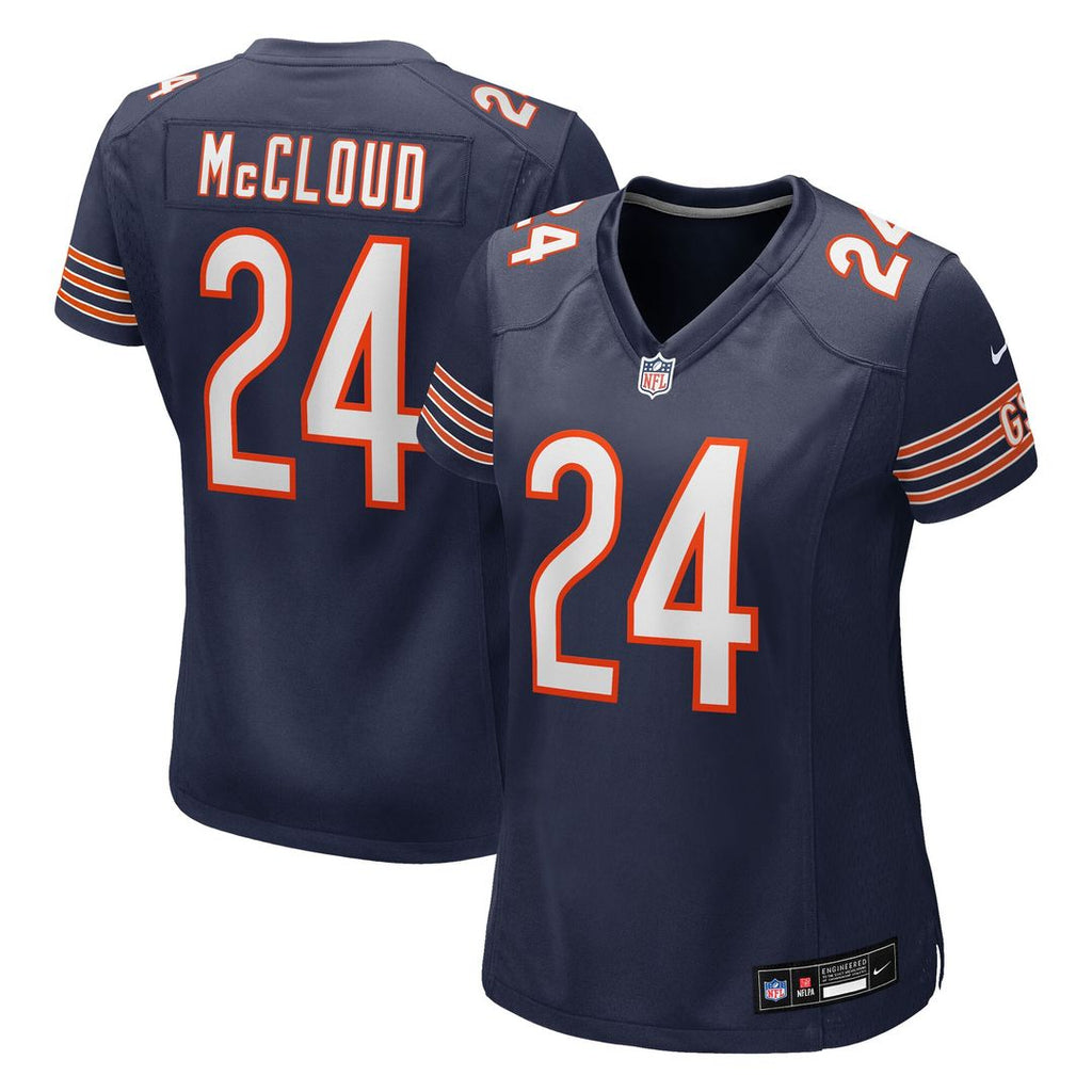 Nick McCloud Chicago Bears Women's Team Game Jersey - Navy