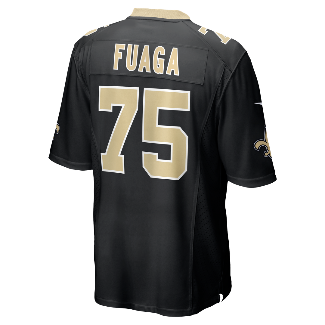 Taliese Fuaga New Orleans Saints Game Jersey - Black
