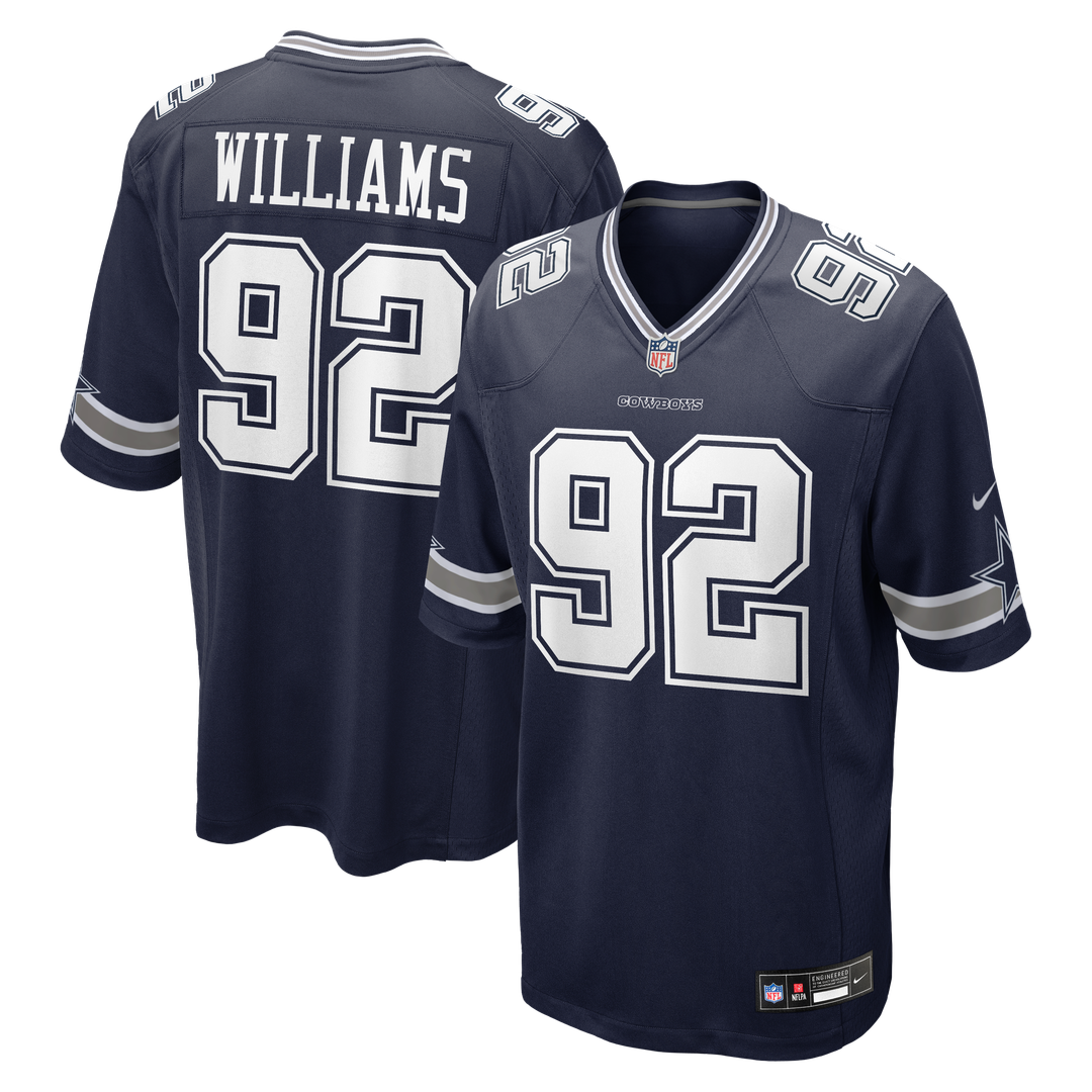 Quinnen Williams Dallas Cowboys Team Game Jersey - Navy