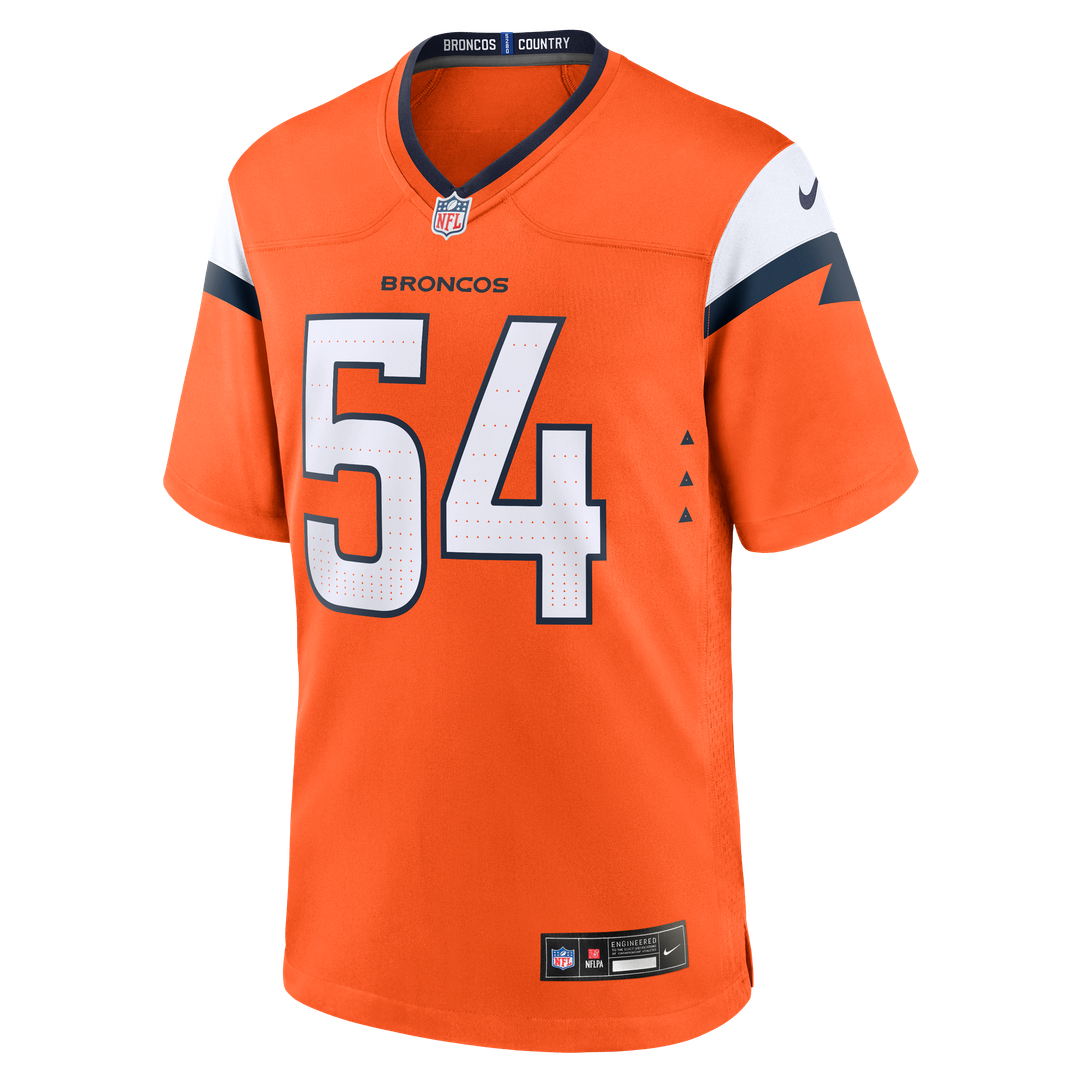 Alex Forsyth Denver Broncos Team Game Jersey - Orange