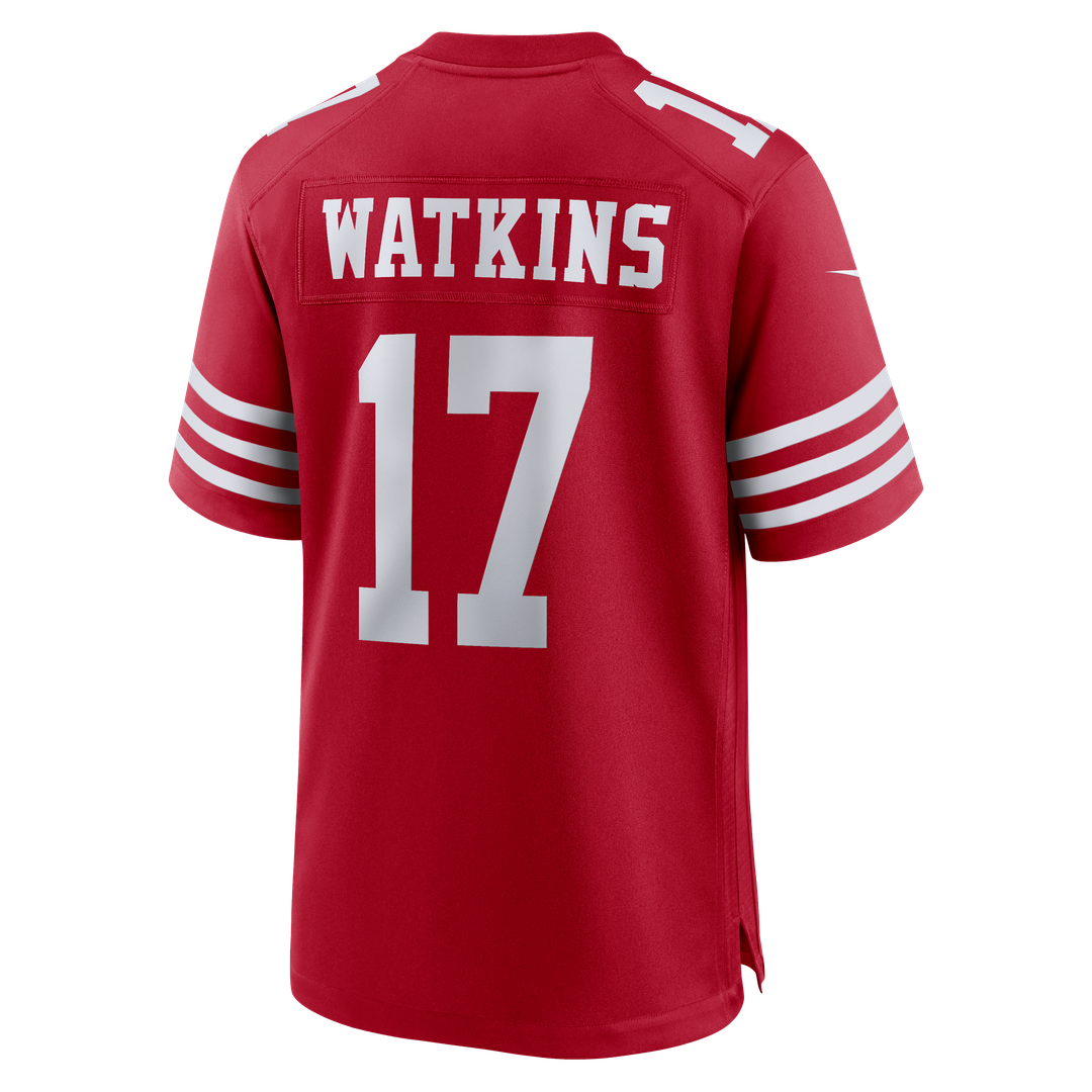 Watkins San Francisco 49ers Team Game Jersey - Scarlet