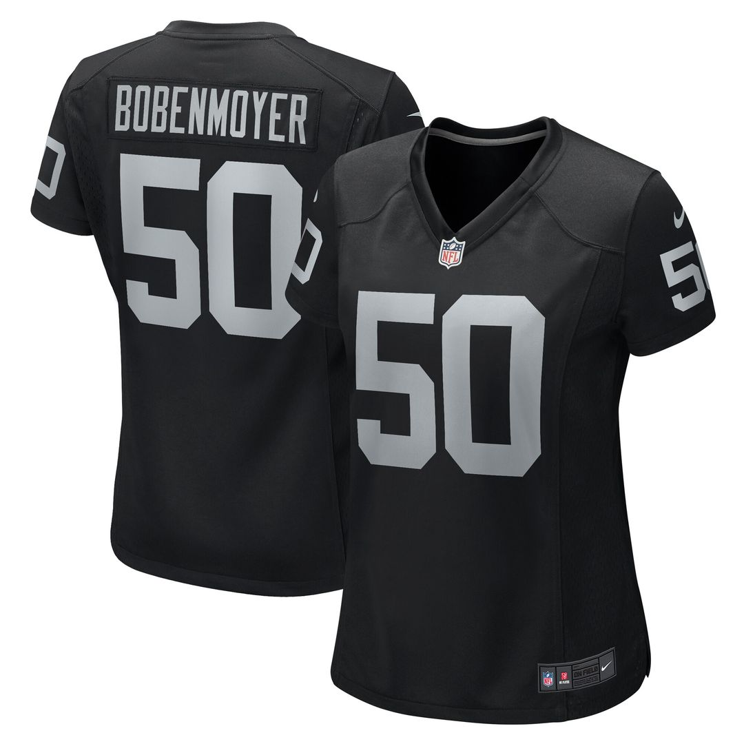 Jacob Bobenmoyer Las Vegas Raiders Women's Game Player Jersey - Black