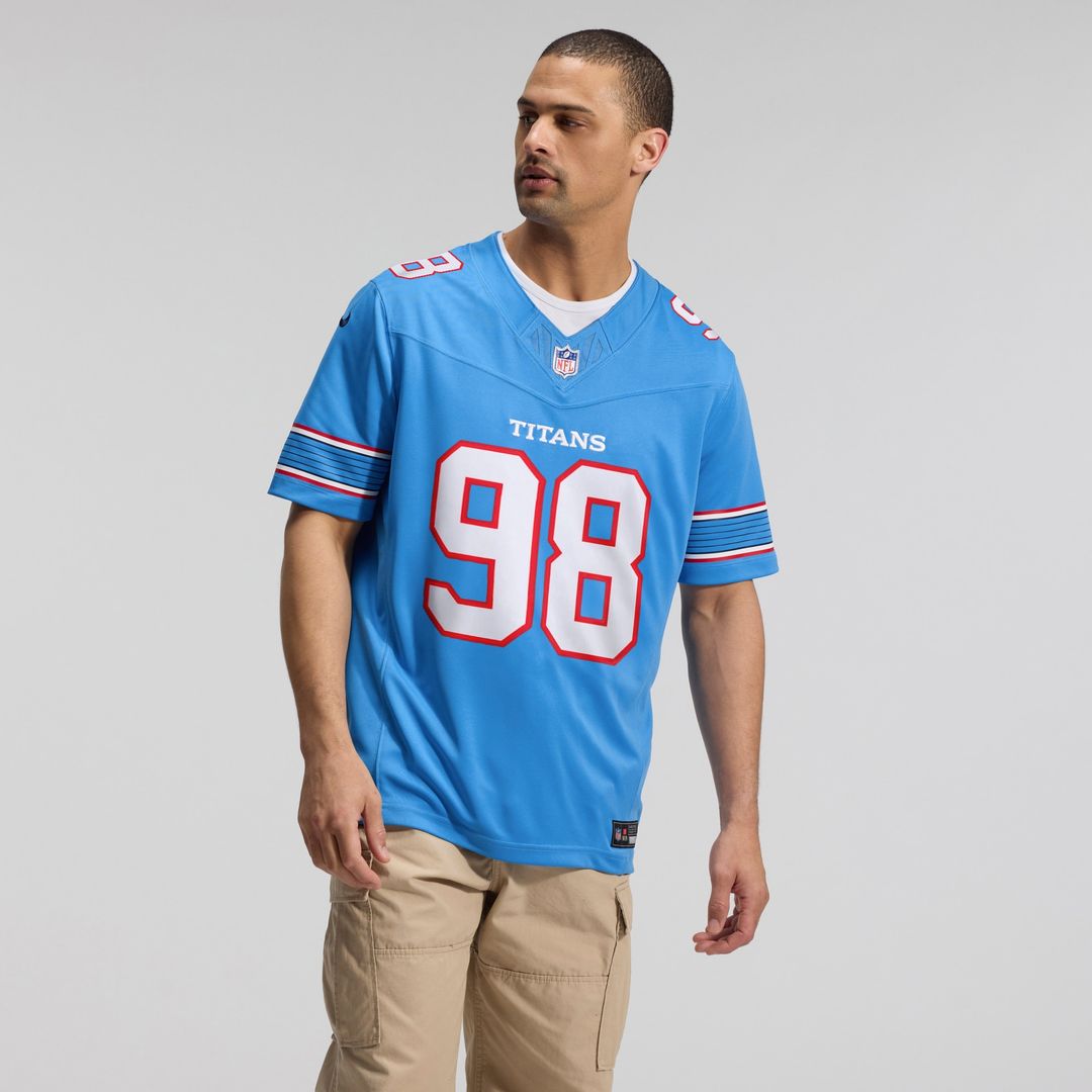 Jeffery Simmons Tennessee Titans Vapor F.U.S.E. Stitched Limited Jersey - White
