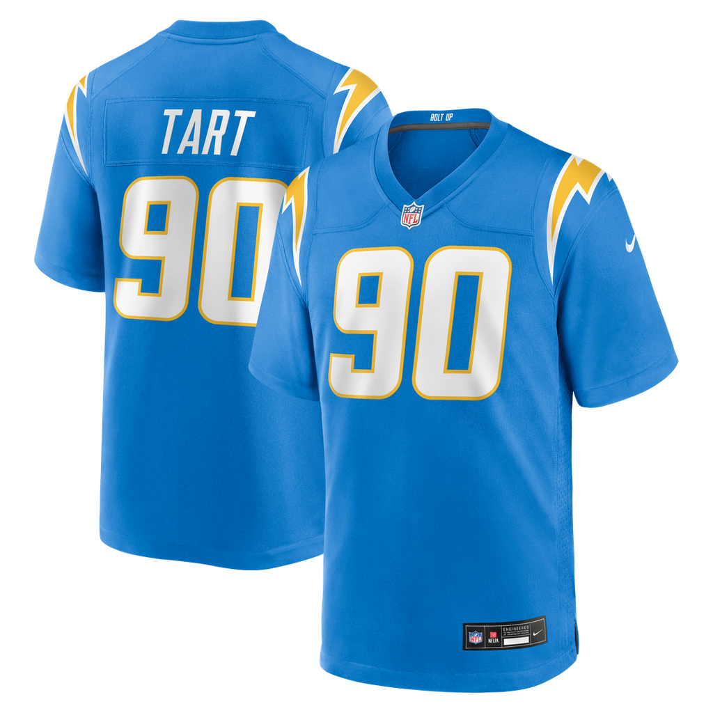 Teair Tart Los Angeles Chargers Team Game Jersey - Powder Blue