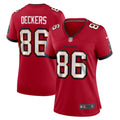 Evan Deckers Tampa Bay Buccaneers Women's Team Game Jersey - Red