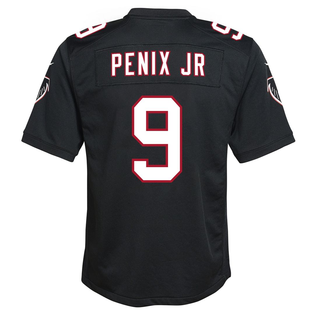 Michael Penix Jr. Atlanta Falcons Youth Alternate Game Jersey - Black