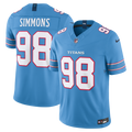 Jeffery Simmons Tennessee Titans Vapor F.U.S.E. Sewn Down Limited Jersey - Light Blue