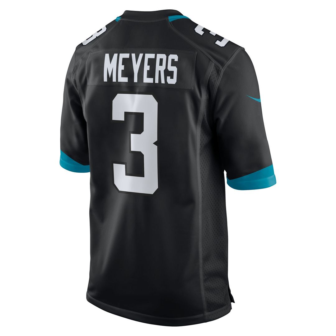 Jakobi Meyers Jacksonville Jaguars Alternate Game Jersey - Black