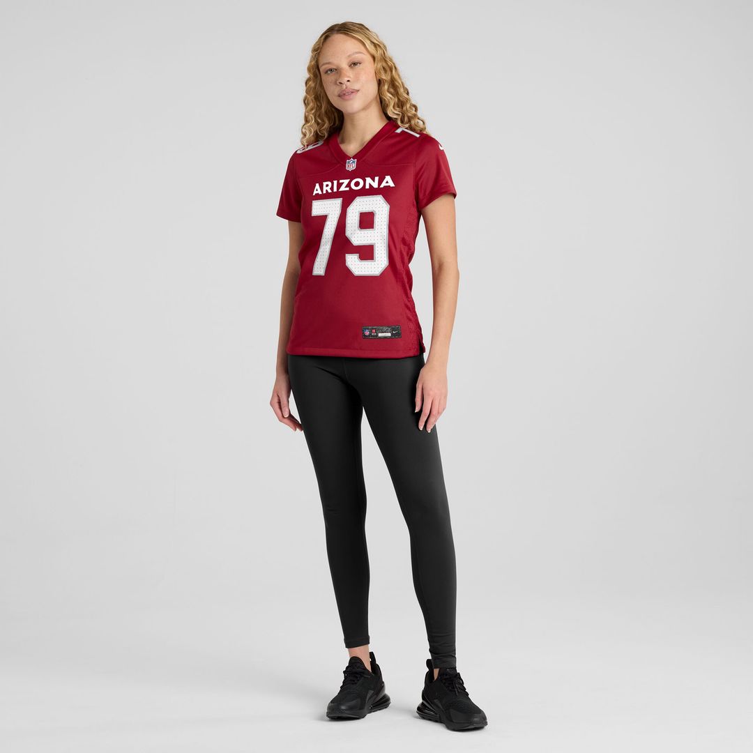 PJ Mustipher Arizona Cardinals Women's Team Game Jersey - Cardinal