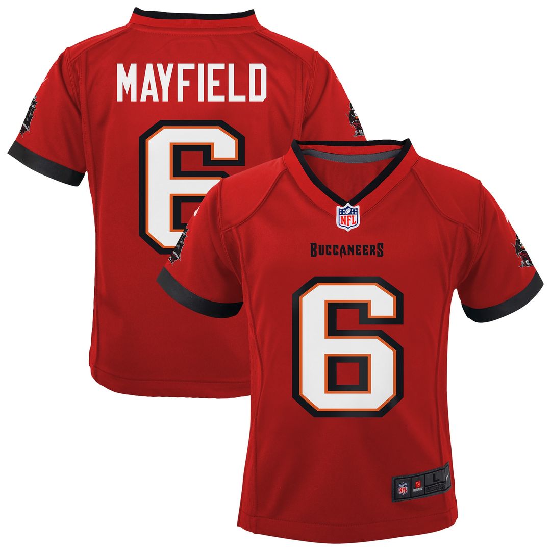 Baker Mayfield Tampa Bay Buccaneers Preschool Alternate Game Jersey - Pewter