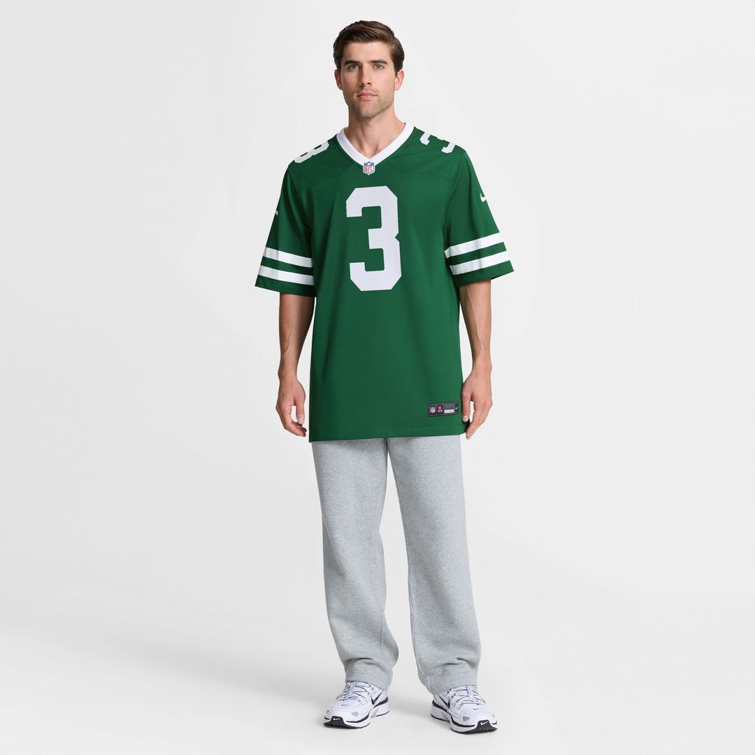 John Metchie III New York Jets Team Game Jersey - Legacy Green