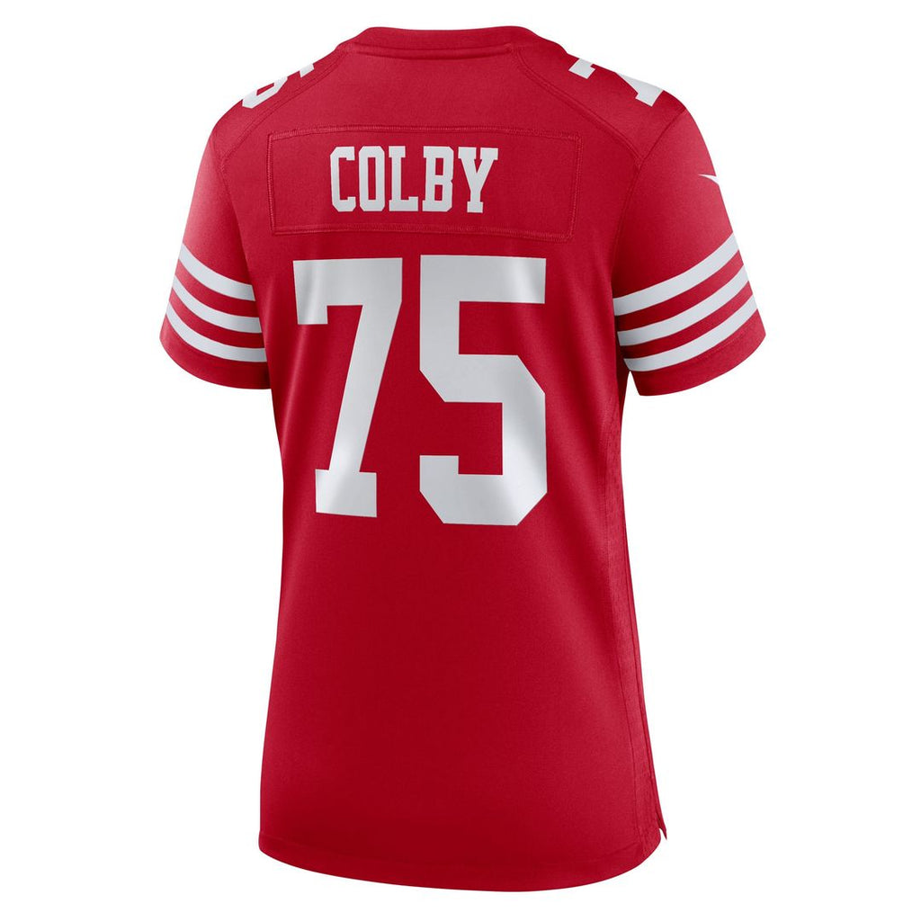 Connor Colby San Francisco 49ers Women's Team Game Jersey - Scarlet