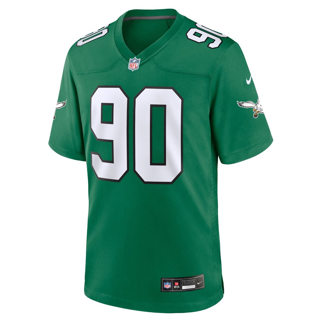 Davis Philadelphia Eagles Team Game Jersey - Midnight Green