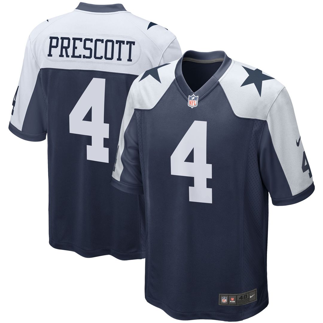Dak Prescott Dallas Cowboys Alternate Game Team Jersey - White