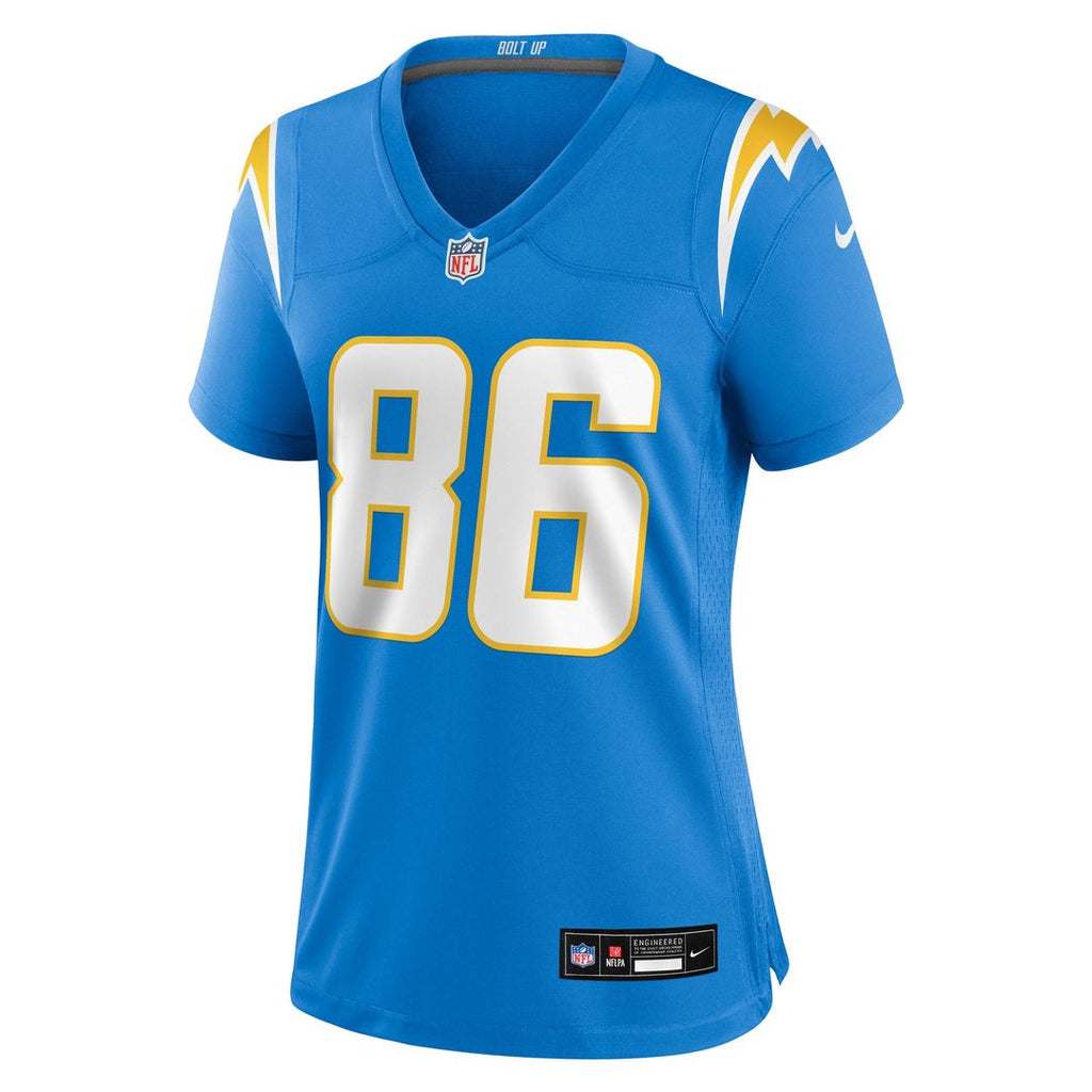 Oronde Gadsden Los Angeles Chargers Women's Alternate Charger Power Game Jersey - Gold