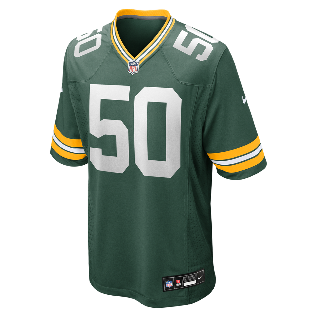Zach Tom Green Bay Packers Game Player Jersey - Green