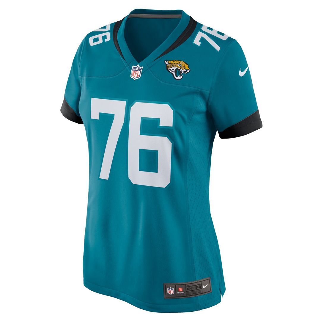 Ezra Cleveland Jacksonville Jaguars Women's Game Jersey - Teal