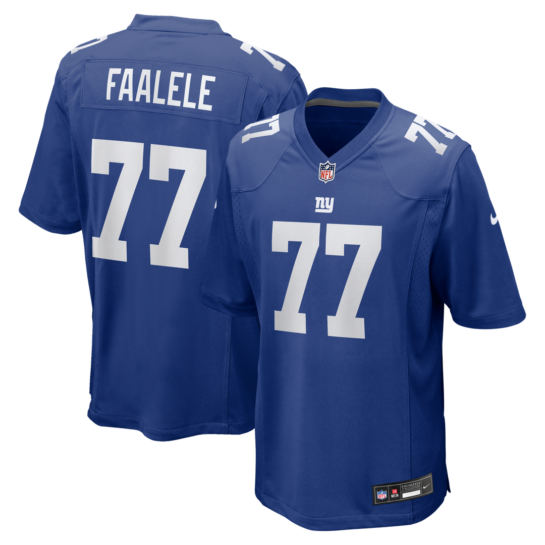 Daniel Faalele New York Giants Team Game Jersey - Royal