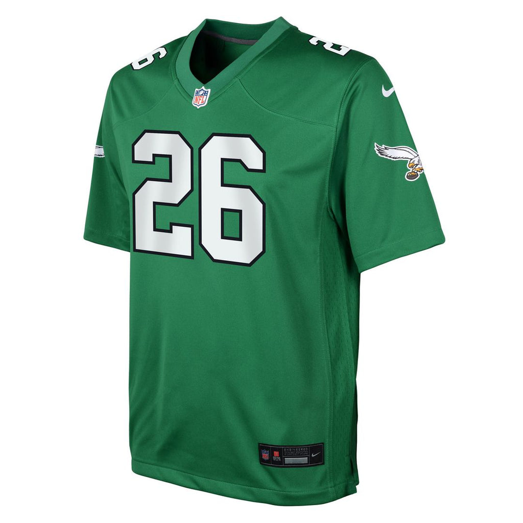 Saquon Barkley Philadelphia Eagles Youth Game Jersey - Green