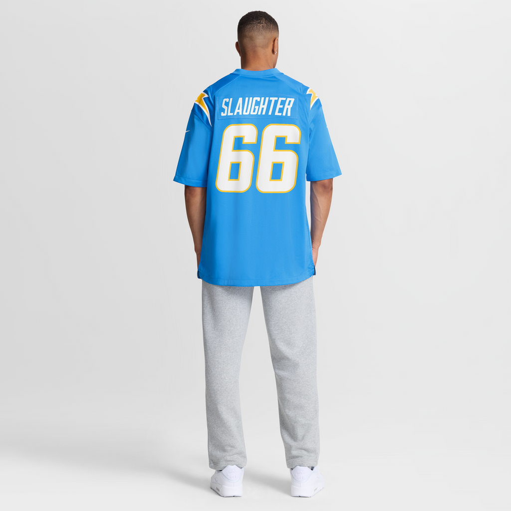Jake Slaughter Los Angeles Chargers Team Game Jersey - Powder Blue