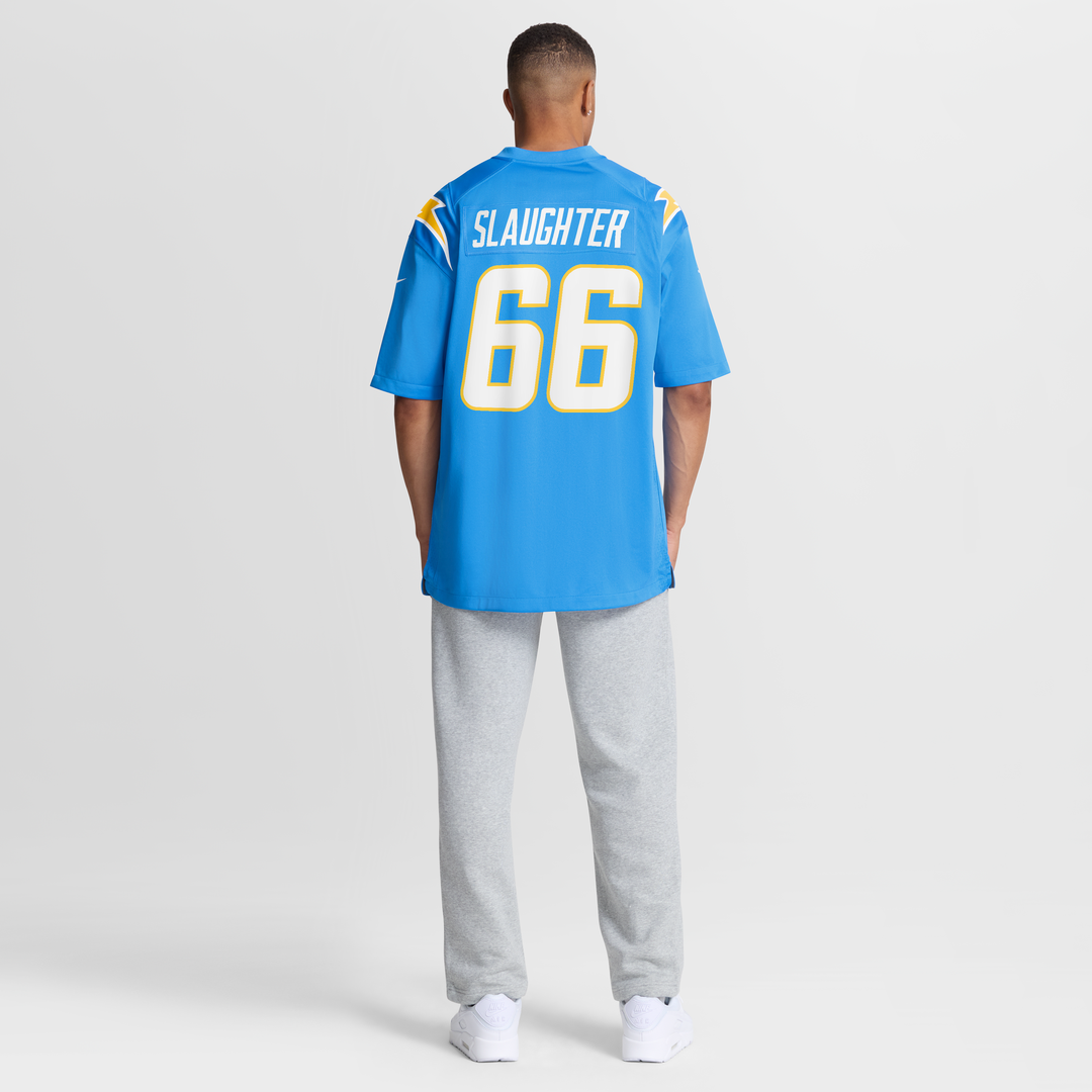 Jake Slaughter Los Angeles Chargers Team Game Jersey - Powder Blue