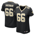William Sherman New Orleans Saints Women's Team Game Jersey - Black