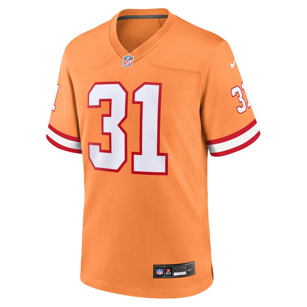 Antoine Winfield Jr. Tampa Bay Buccaneers Throwback Game Jersey - Orange