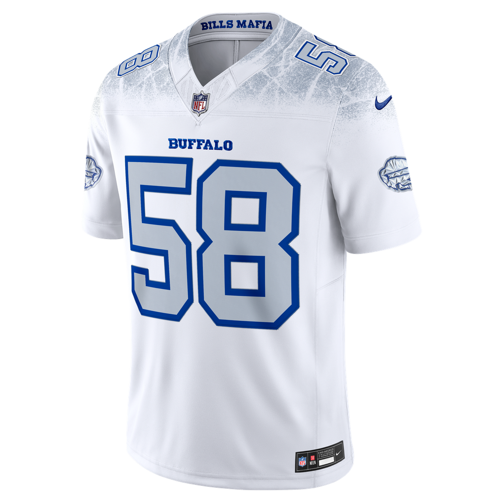 Matt Milano Buffalo Bills 2025 Rivalries Collection Stitched Limited Jersey - White