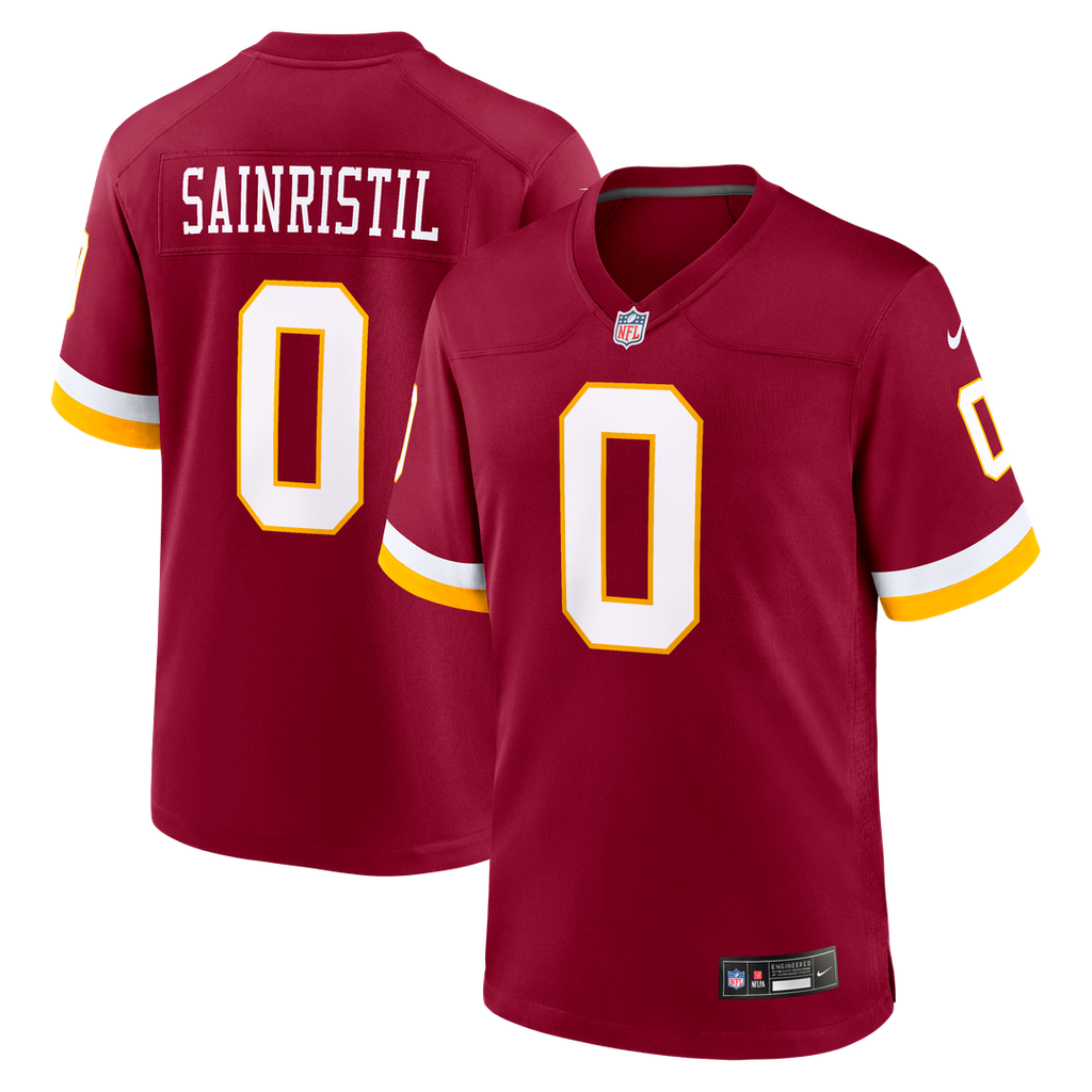 Mike Sainristil Washington Commanders Game Super Bowl Era Jersey - White