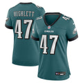 Charley Hughlett Philadelphia Eagles Women's Team Game Jersey - Midnight Green