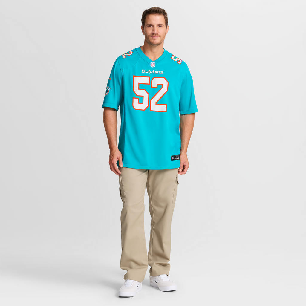 Patrick Paul Miami Dolphins Game Jersey - Aqua