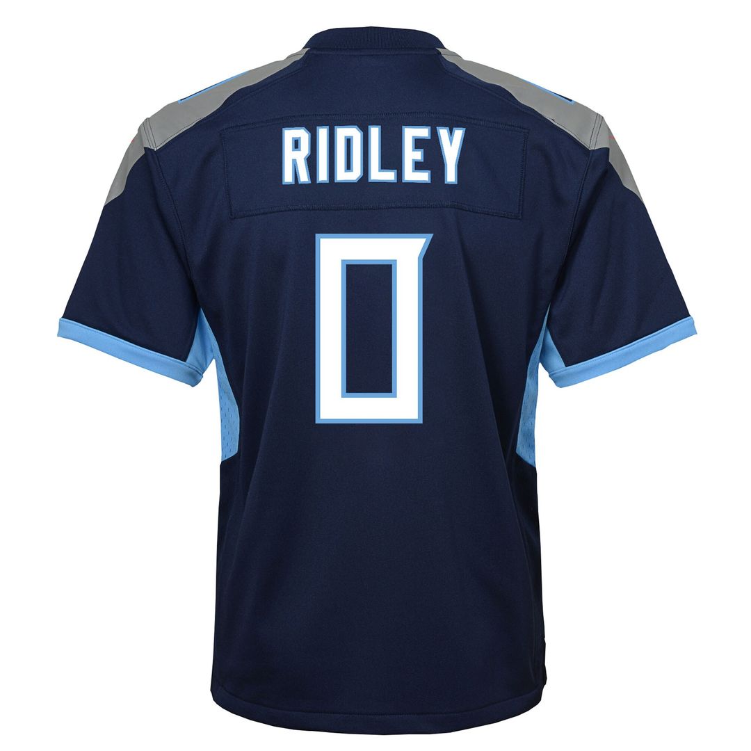 Calvin Ridley Tennessee Titans Youth Game Jersey - Navy