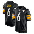 Patrick Queen Pittsburgh Steelers Game Player Jersey - Black