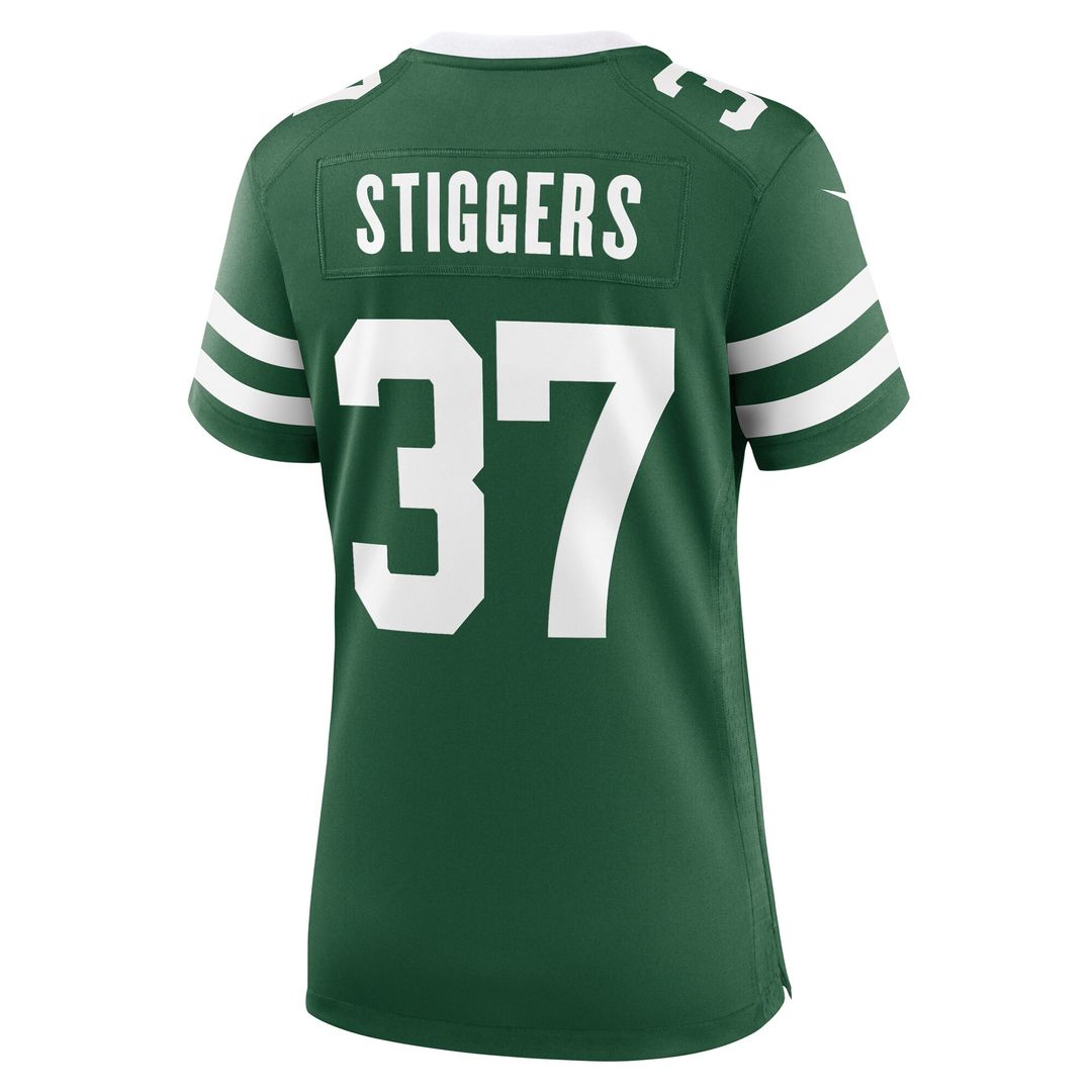 Qwan'tez Stiggers New York Jets Women's Game Jersey - Legacy Green