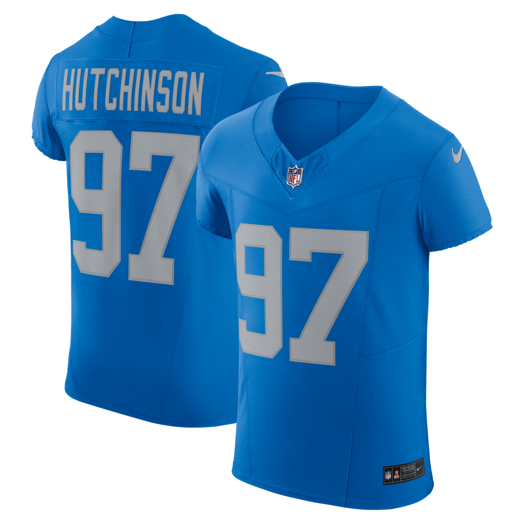 Aidan Hutchinson Detroit Lions Alternate Vapor F.U.S.E. Elite Jersey - Blue