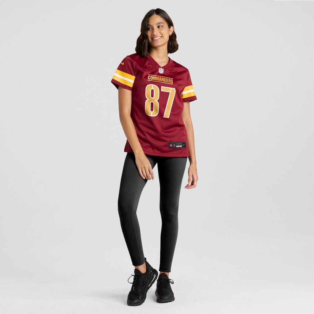John Bates Washington Commanders Women's Game Jersey - Burgundy