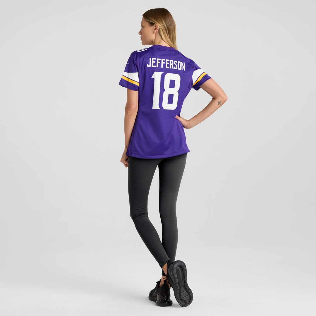 Justin Jefferson Minnesota Vikings Women's Game Jersey - Purple